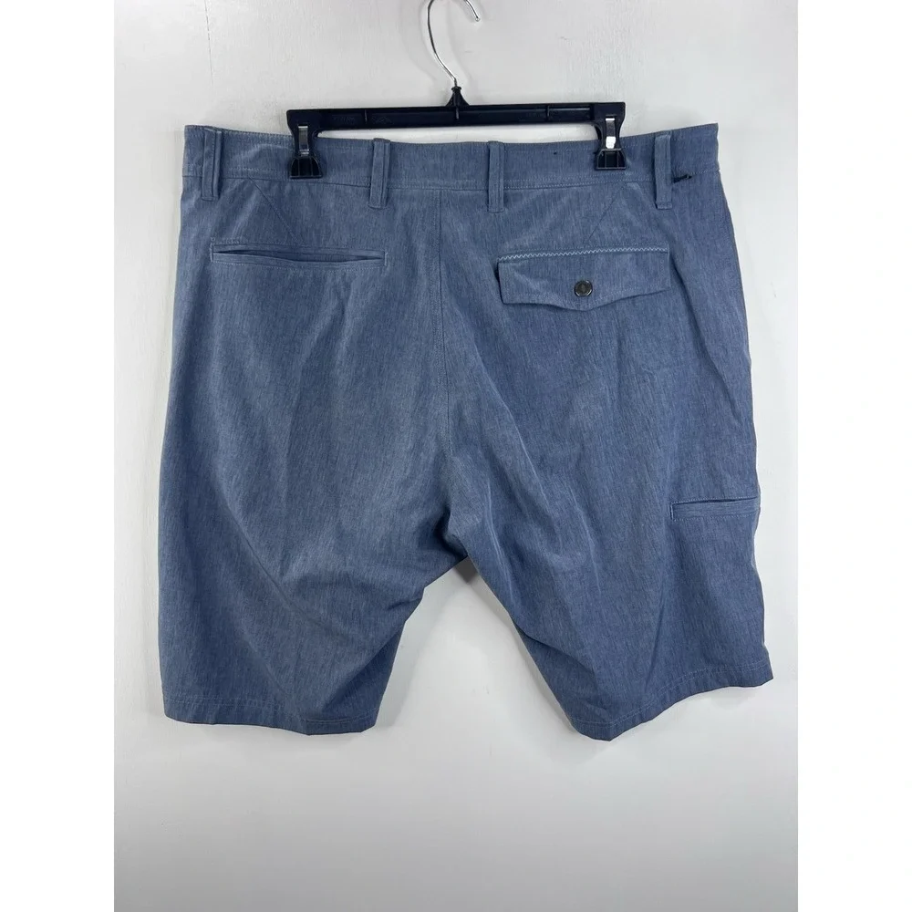 7 Diamonds Shorts Mens 36 Blue Velocity Performance Moisture Wicking Golf Travel